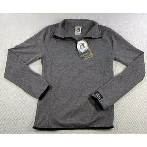 NWT‎ Avalanche Pullover Activewear Top quarter Zip Athletic Gray Pullover